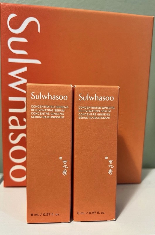 2024 New Sulwhasoo Concentrated Ginseng Rejuvenating Serum 8ml X 2 Pcs gallery