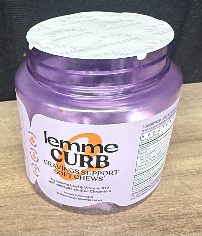 Lemme Curb Cravings Support Soft Chews 30 count exp: 09/2027 gallery