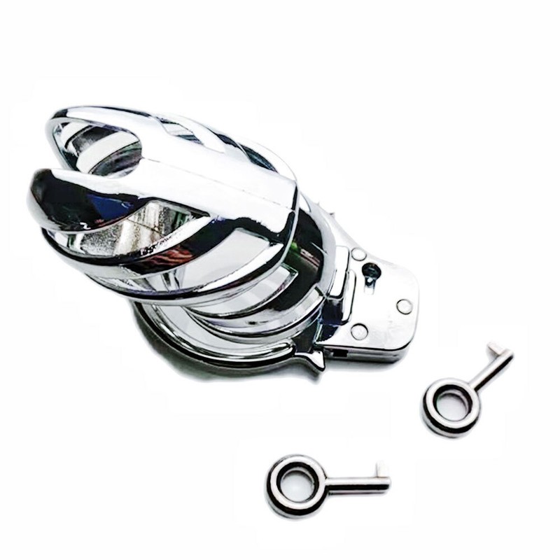 Adjustable Stainless Steel Ring Male Chastity Cage Metal Chastity Lock USA USA gallery