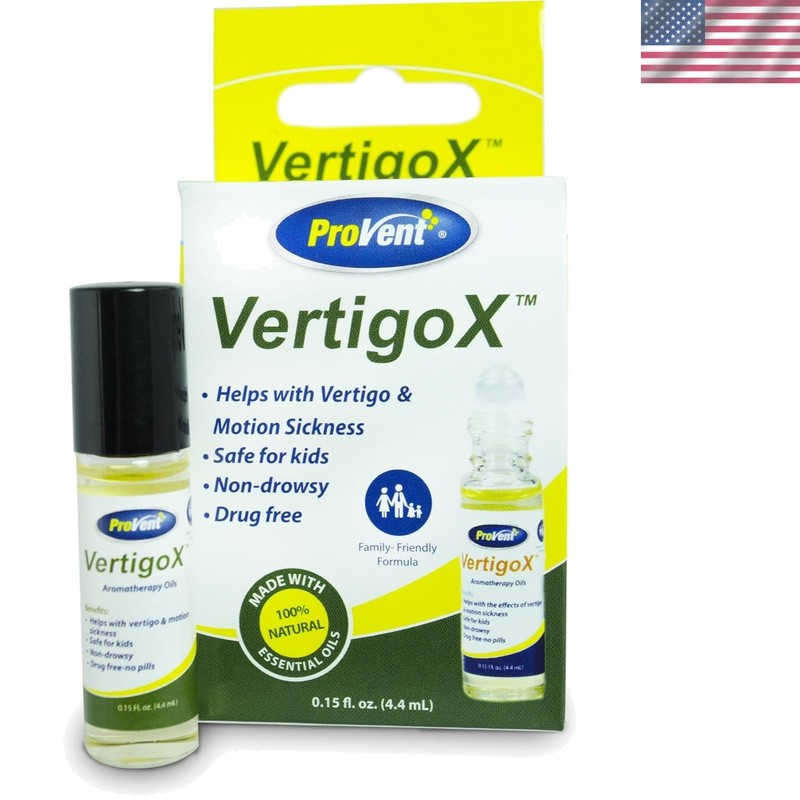 Vertigo X Relief Oil with Tea Tree Oil – Roll-On, 0.15 Ounce for Quick Relief