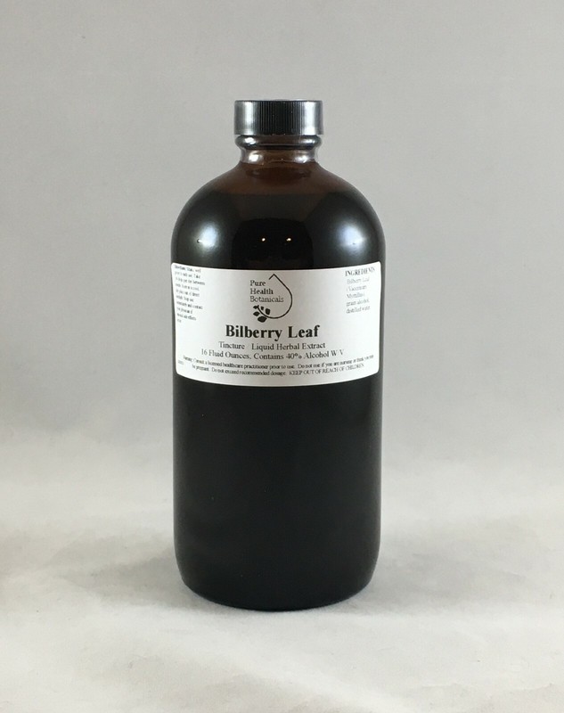 Bilberry Leaf Tincture, Extract, Antioxidant, Vaccinium Myrtillus gallery