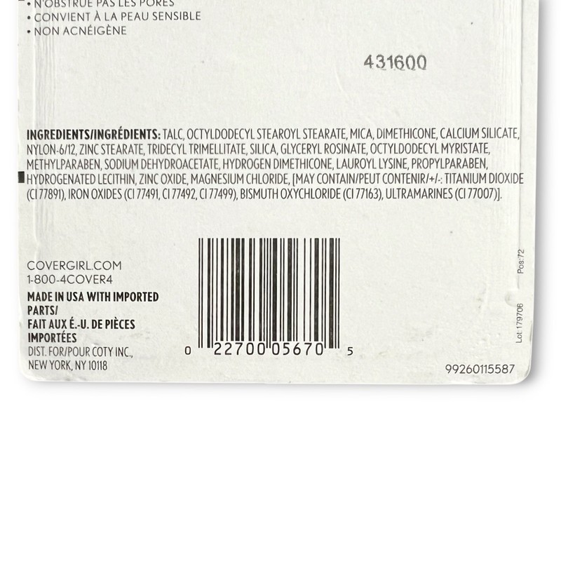 Covergirl Clean Powder Foundation Classic Ivory 510 Normal Skin Discontinued gallery