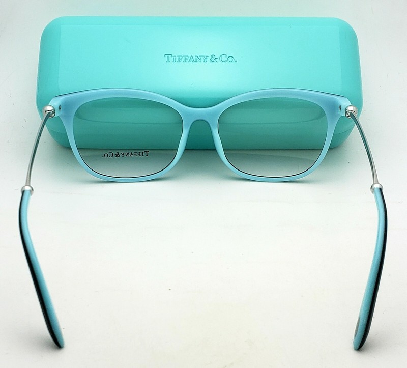 New Tiffany & Co. Classic Eyeglasses TF 2157 8055 54-16 Black-Blue-Silver Frames gallery