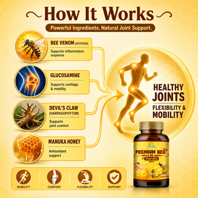 3 BEE MED Anti-Inflammatory Bee Pollen Arthritis support Relief Therapy Pills gallery