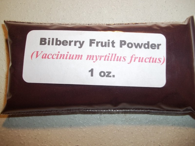 1 oz. Bilberry Fruit Powder (Vaccimium myrtillus)