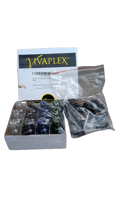 2oz Amber Glass Bottle with Black Droppers - Bottles are assorted colors gallery