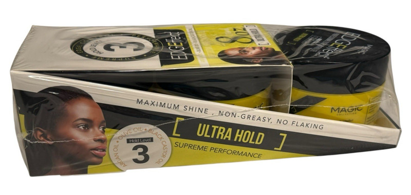 3-Pack EDGEffect Gel Ultra Hold Level 3, Argan Oil, Olive Oil & Black Castor Oil gallery