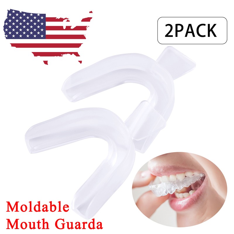 Dental Bite Moldable Silicone Mouth Guard Night Teeth Clenching Grinding Sleep gallery