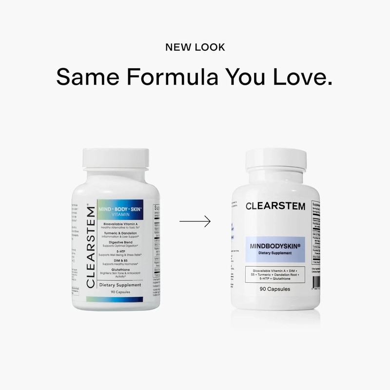 CLEARSTEM Hormonal Acne Supplement – DIM + 5-HTP – 90 Capsules gallery