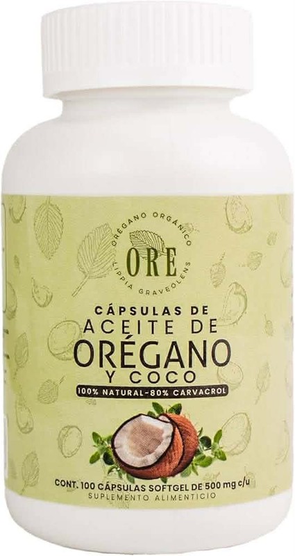 ORE Oregano Oil Softgels 80% Carvacrol | Wild Mexican Oregano & Coconut