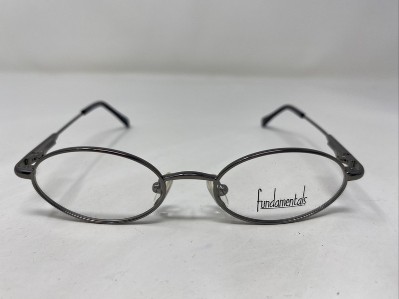Fundamentals F500 GM 43-16-125 Gunmetal Metal Full Rim Eyeglasses Frame -Z98