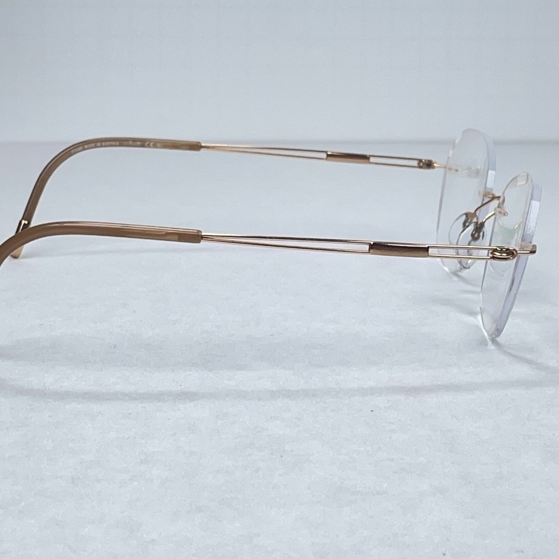 Silhouette Eyeglasses Frames 5521 EU 3530 Rose Gold Rimless 53-19 140 Austria gallery