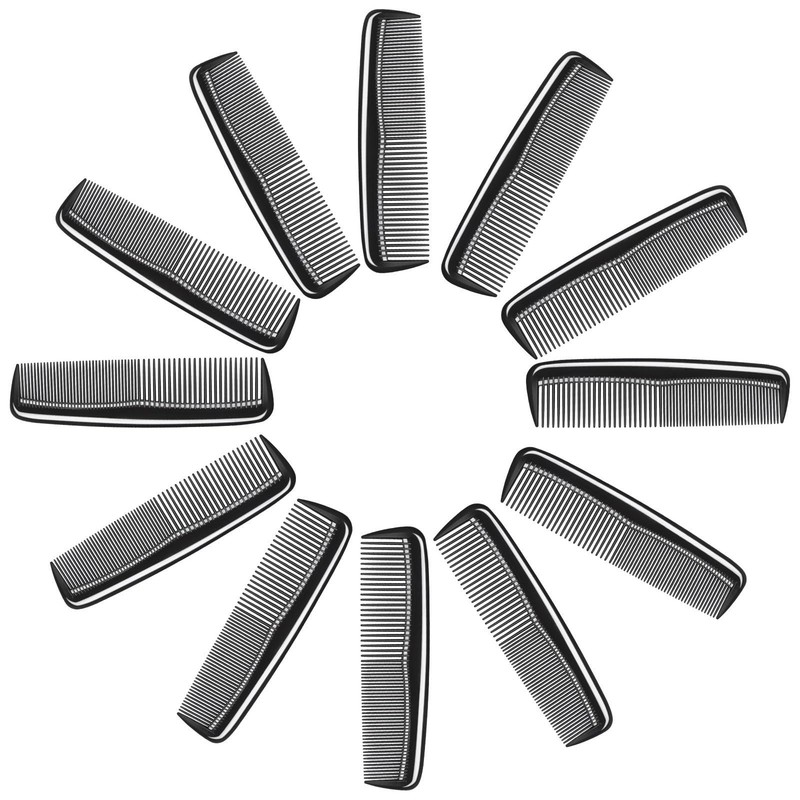 Oranllow 12 Pieces 12.8 cm/5 Inch long and 3.2 cm/1.25 wide, Black