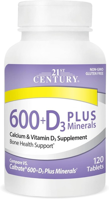Economy Calcium Supplement - 120 Caplets with Vitamin D3 & Essential Minerals gallery