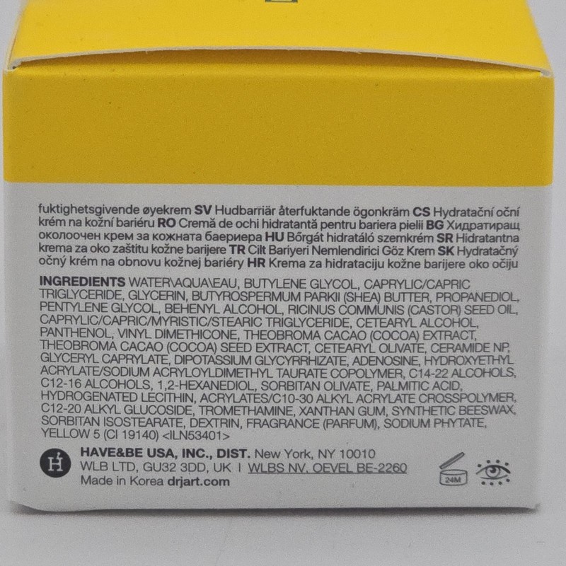 Dr.Jart+ Ceramidin Skin Barrier Moisturizing Eye Cream 15mL Hydrating NEW gallery