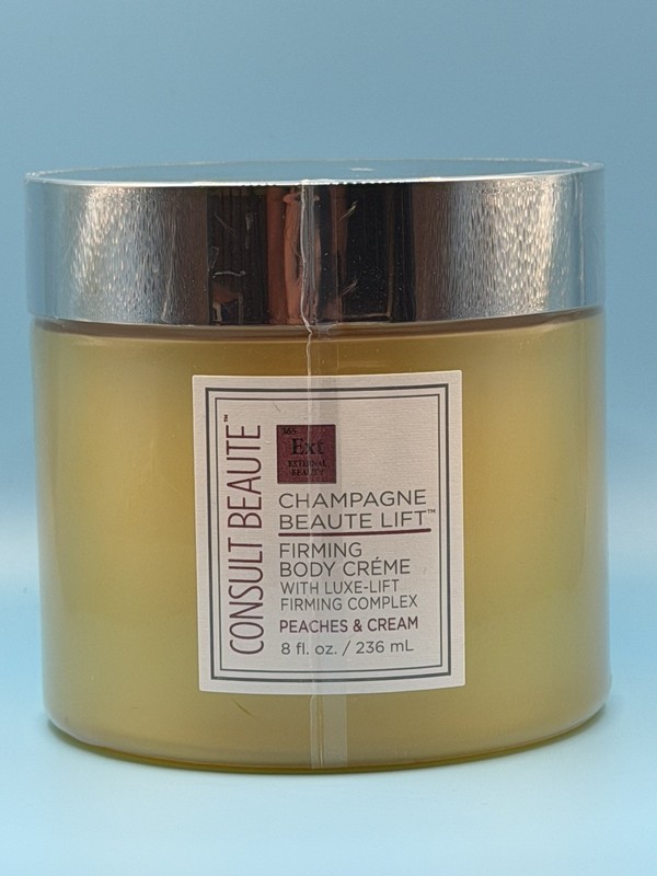 Consult Beaute Champagne Beaute Lift Firming Body Creme PEACHES & CREAM 8oz Rare
