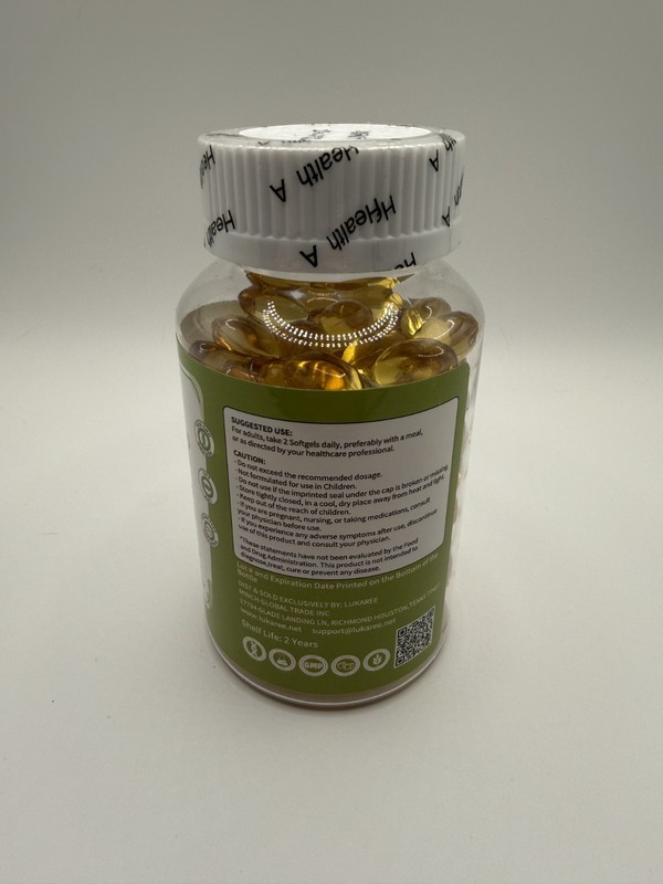 Lukaree Oil of Oregano Black Seed Oil Garlic Oil Vitamin D3 E 120 Softgels - New gallery