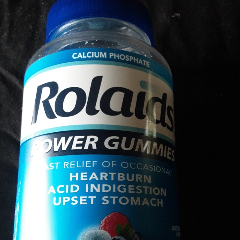 Rolaids Power Gummies Heartburn Relief, Acid Indigestion & Upset Stomach 54