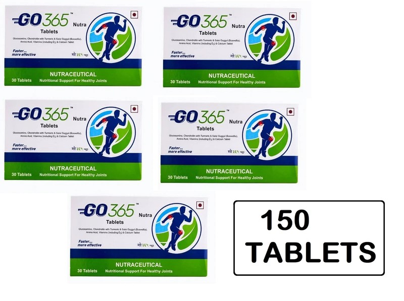 Charak Go365 Nutra Tablets – 150 Tabs | Joint & Cartilage Health Support
