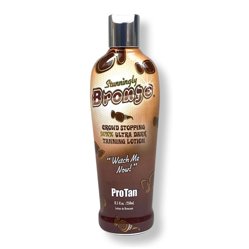 PRO TAN Stunningly Bronze 50XX Ultra Dark Indoor Tanning Bed Lotion – Rare Find!