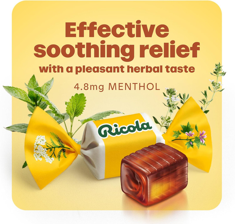 Original Herb Cough Drops with Menthol - Cough and Sore Throat Relief - 45 Count gallery
