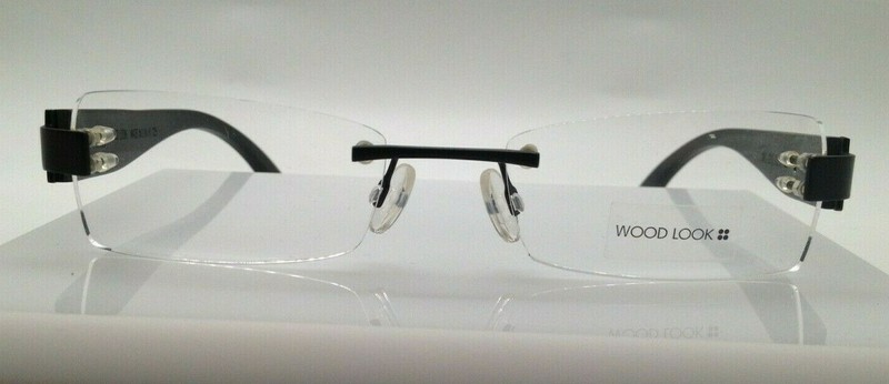 Woodlook WL 019 Black 025 Rimless Eyeglasses Frames 51-19-125 Luxembourg