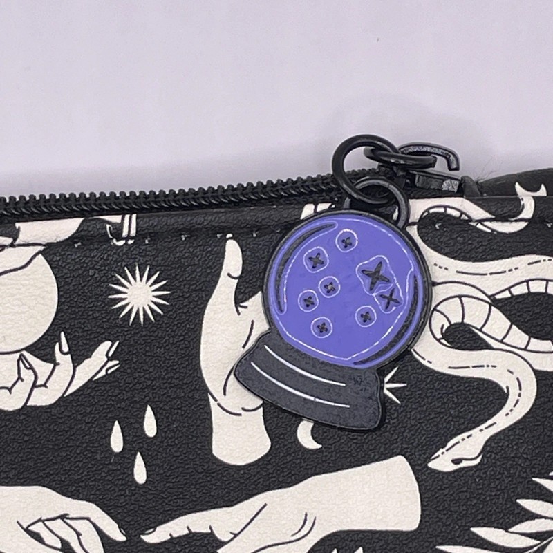 Halloween Black/White Snakes Crystal Balls 2024 Ipsy Makeup Bag-Empty Celestial gallery