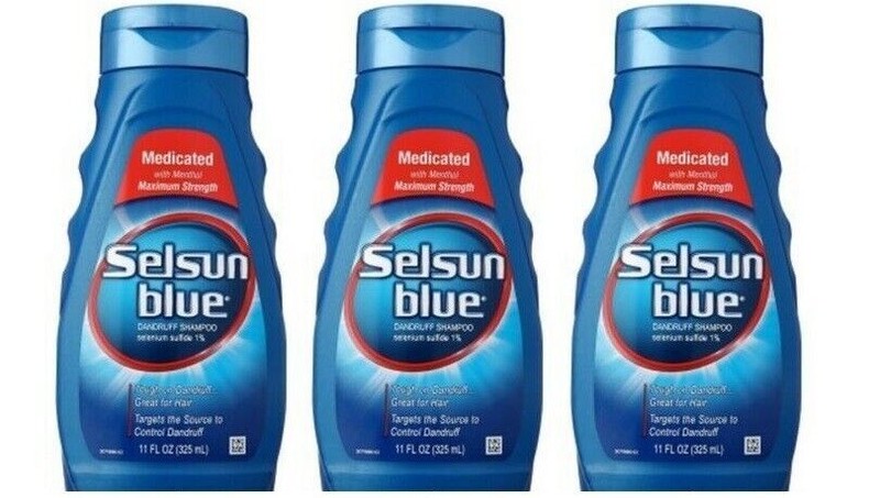 BL Selsun Blue Shampoo Naturals Dandruff Medicated 11 oz – **THREE PACK**