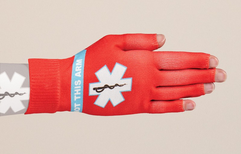 ALERT Graduated Compression Glove by LYMPHEDIVAS, ANY SIZE & LEVEL, New