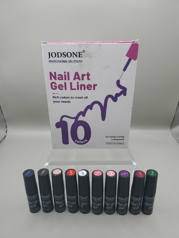 Jodsone Gel Nail Polish 10 Bottles Rich Colors 0.17oz Each Exp 03/2030