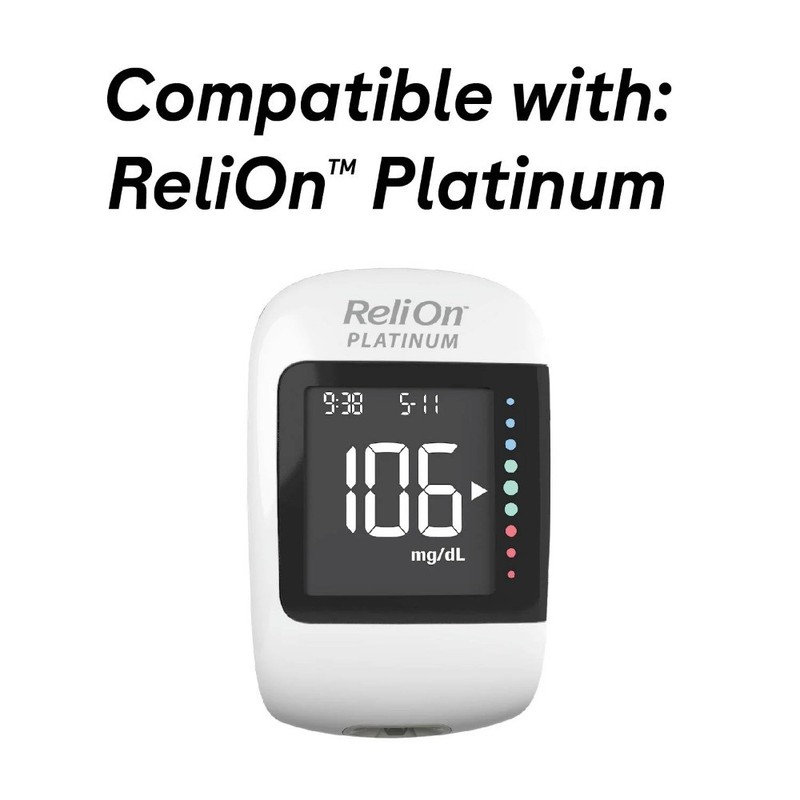(2 pack) ReliOn Platinum Blood Glucose Test Strips, 50 Count gallery