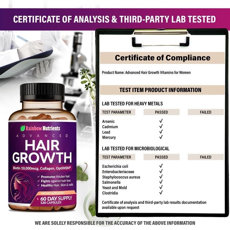 24-includes-1 Opt Superior Vitamins Growth | Hair Biotin 10,000mcg, Collagen, Pa gallery