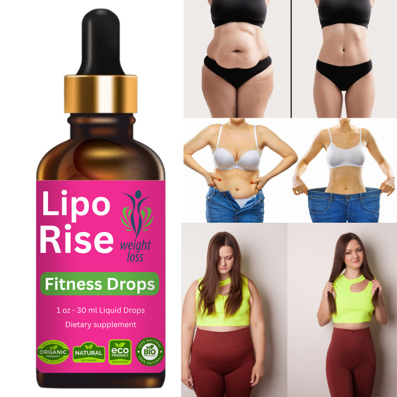 Lipo Rise fitness Drops use for naturally weight loss & General Wellness 30 ml