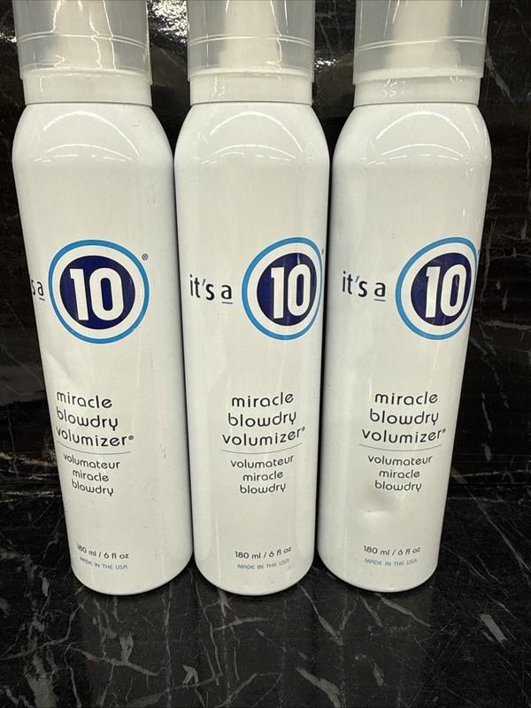 3x Its A 10 Miracle Blowdry Volumizer 6oz new