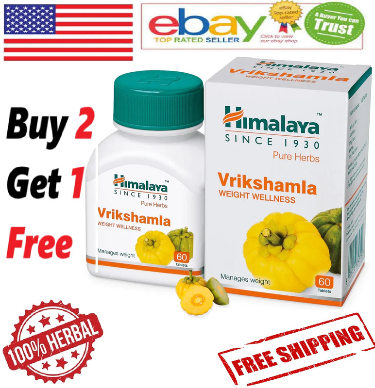 Himalaya VRIKSHAMLA Natural For Weight Wellness With Long Expiry – 60 Tablets