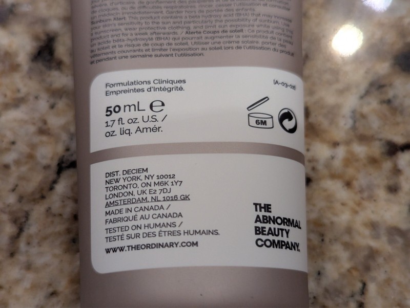 The Ordinary Salicylic Acid 2% Masque for Blemish-Prone Skin 1.7 fl oz gallery