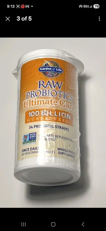 Garden Of Life Raw Probiotics Ultimate Care 100 Billion 30ct Exp 10/2026+ gallery