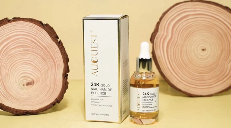 24K Gold Niacinamide Essence Anti-Aging Serum Vitamin C Hyaluronic Acid Collagen gallery