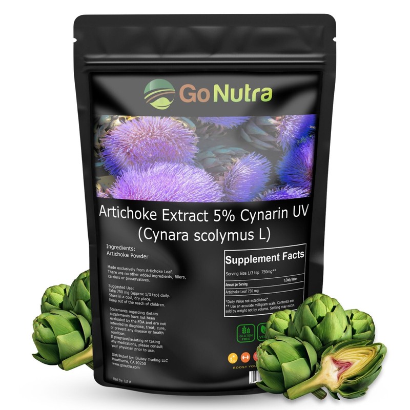 Artichoke Extract Powder Potent 5% Cynarin Artichoke Powder 4oz. Artichoke Leaf