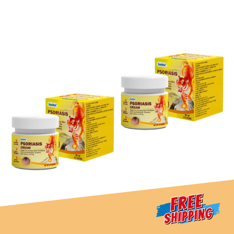 2 x Sumifun Psoriasis Cream 20g (EXP DATE: 10/05/2027) Eczema and Dermatitis