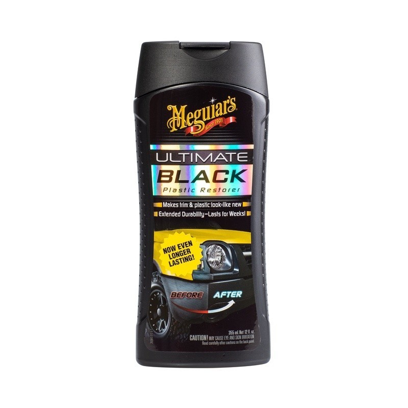 Black Plastic Restorer Car Trim Vinyl Rubber Non Painted Surfaces UV Protection gallery