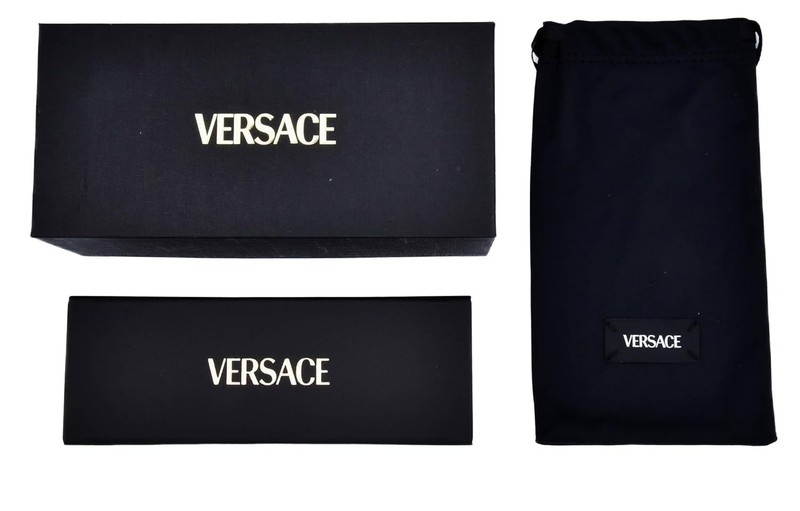Versace VE1291D 1002 Eyeglasses 56mm Gold / Clear Demo Lens gallery