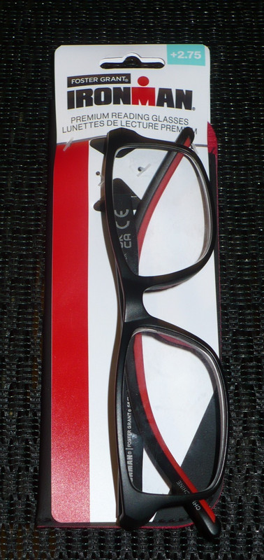 IRONMAN By Foster Grant IM2000 Blk Red Reading Glasses READERS +2.75