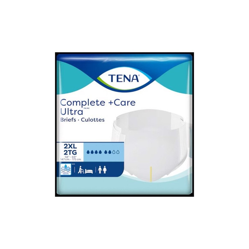 NEW! TENA COMPLETE +CARE ULTRA 2XL 2X32