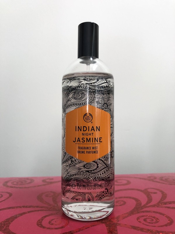 The Body Shop INDIAN NIGHT JASMINE Fragrance Spray 3.3 oz VERY RARE