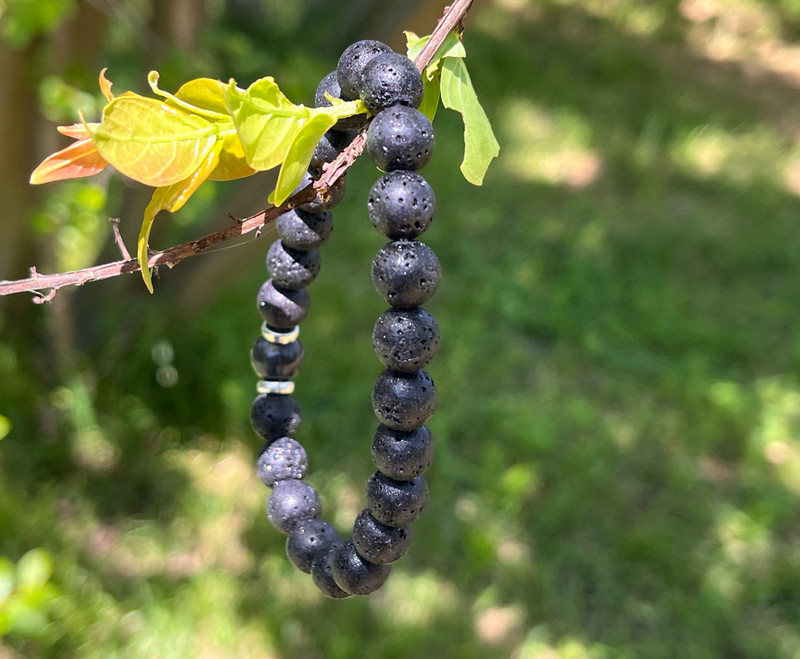 Volcanic Lava Stone Essential Oil Diffuser Aromatherapy Bracelet