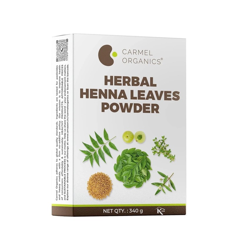 Carmel Organic Herbal Henna Leaves Powder 340gm