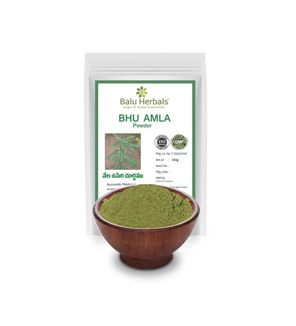 Balu Herbals Bhu Amla Powder 100g – FREE SHIPPING 5-7 Days