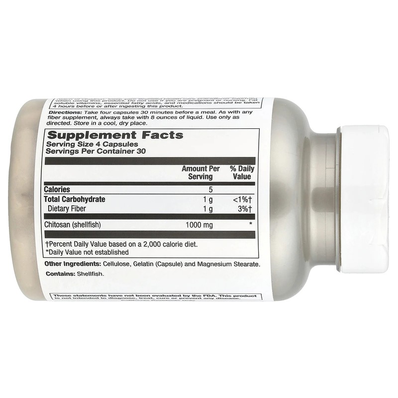 Original Chitosan, 1,000 mg, 120 Capsules (250 mg per Capsule) gallery