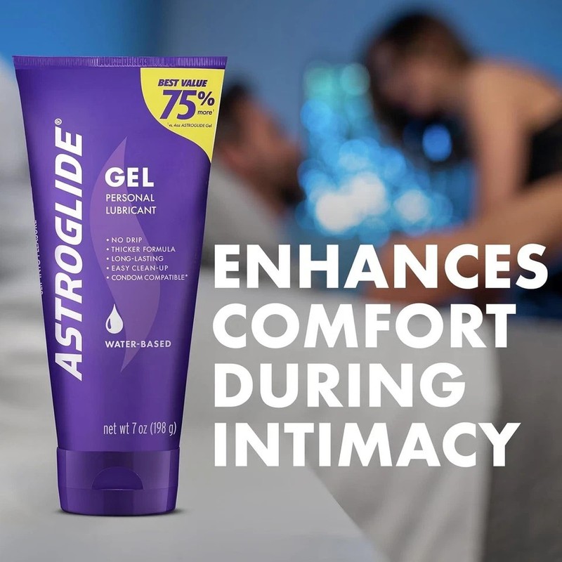 Astroglide Water Based Personal Lubricant Gel 7oz Long Lasting Toy Safe gallery